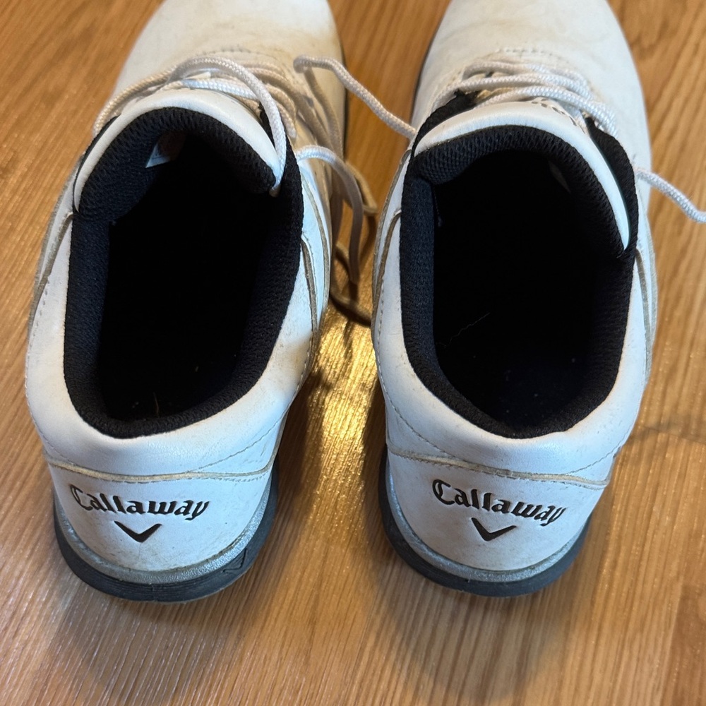 Callaway Men's White and Black Athletic Shoes